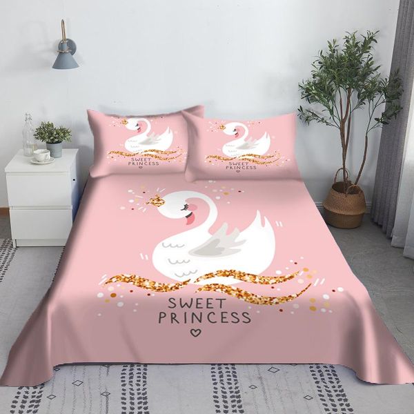 sheets & sets swan bed sheet set 3d printed polyester cartoon flat with case print linen gift for girls 2/3pcs
sheets & sets swan bed sheet set 3d printed polyester cartoon flat with case print linen gift for girls 2/3pcs