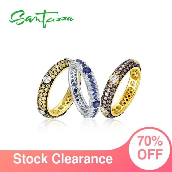 cluster rings santuzza silver for women gold color multi-color cubic zirconia eternity pure 925 sterling fashion jewelry, Golden;silver
cluster rings santuzza silver for women gold color multi-color cubic zirconia eternity pure 925 sterling fashion jewelry, Golden;silver