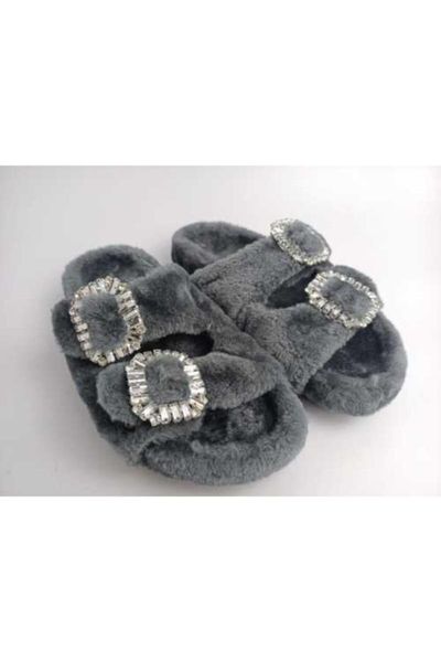 autumn winter women buckled puff slippers fashion faux fur warm shoes slip on flats female colorful flip flops indoor, Black
autumn winter women buckled puff slippers fashion faux fur warm shoes slip on flats female colorful flip flops indoor, Black