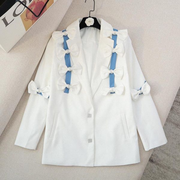 women's suits & blazers 2021 autumn and winter trendy casual jacket long sleeved butterfly button suit korean fashion ol coat, White;black
women's suits & blazers 2021 autumn and winter trendy casual jacket long sleeved butterfly button suit korean fashion ol coat, White;black