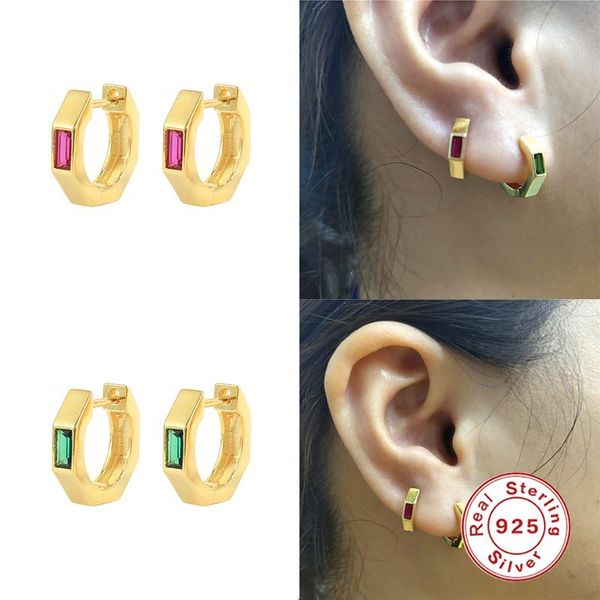 hoop & huggie aide rainbow rectangular cz zircon s925 sterling silver ear earrings for wedding gift minimalist circle oorbellen, Golden;silver
hoop & huggie aide rainbow rectangular cz zircon s925 sterling silver ear earrings for wedding gift minimalist circle oorbellen, Golden;silver