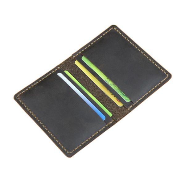card holders handmade crazy horse genuine leather holder slim men business wallet women id, Brown;gray
card holders handmade crazy horse genuine leather holder slim men business wallet women id, Brown;gray