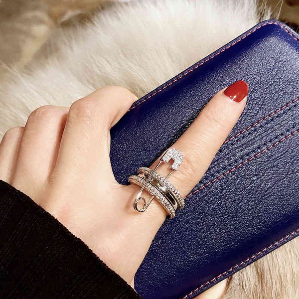 Ring Japan and South Korea Simple Fashion Cold Wind Pin Personality Net Red Disco Exaggerated Diamond Embedded Index Finger Women's, Silver
Ring Japan and South Korea Simple Fashion Cold Wind Pin Personality Net Red Disco Exaggerated Diamond Embedded Index Finger Women's, Silver