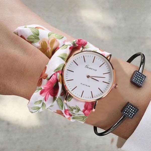 wristwatches women watches zegarek damski floral strap wristwatch women's jacquard cloth quartz watch dress bracelet relogio feminino, Slivery;brown
wristwatches women watches zegarek damski floral strap wristwatch women's jacquard cloth quartz watch dress bracelet relogio feminino, Slivery;brown