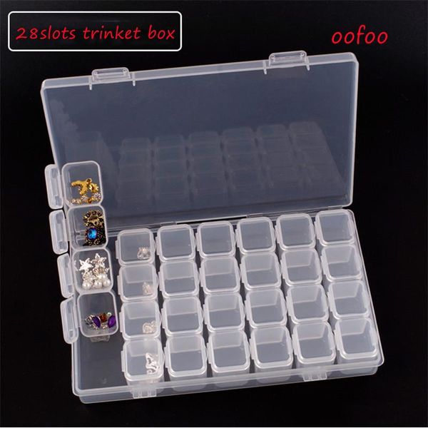 jewelry pouches, bags oofoo 28slots adjustable plastic storage box case for diamond embroidery craft bead tool, Pink;blue
jewelry pouches, bags oofoo 28slots adjustable plastic storage box case for diamond embroidery craft bead tool, Pink;blue