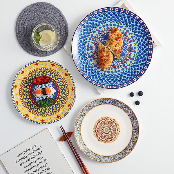european embossed flower ceramic dinner plate 9/11 inch steak salad household tableware set pasta fruit kitchen tool dishes & plates
european embossed flower ceramic dinner plate 9/11 inch steak salad household tableware set pasta fruit kitchen tool dishes & plates