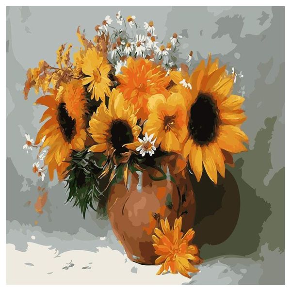 paintings paint by numbers diy acrylic painting kit for kids & adults 40x45cm still life sunflower with 3 brushes
paintings paint by numbers diy acrylic painting kit for kids & adults 40x45cm still life sunflower with 3 brushes