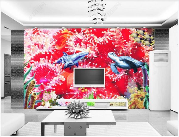 wallpapers custom po wallpaper for walls 3d mural modern beautiful marine life flowers dolphin fish underwater world background wall
wallpapers custom po wallpaper for walls 3d mural modern beautiful marine life flowers dolphin fish underwater world background wall