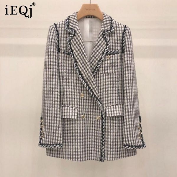 women's suits & blazers ieqj women korean elegant double-breasted blazer lapel long sleeve loose fit jacket fashion tide spring autumn, White;black
women's suits & blazers ieqj women korean elegant double-breasted blazer lapel long sleeve loose fit jacket fashion tide spring autumn, White;black