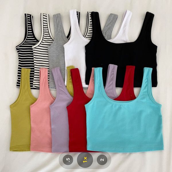 10candy colors korean style camisole women u neck tank female summer sleeveless crop womens (x1846) 210423, White
10candy colors korean style camisole women u neck tank female summer sleeveless crop womens (x1846) 210423, White