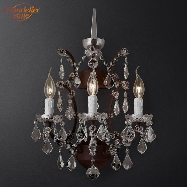 wall lamps modern luxury crystal lamp retro nordic cristal sconce light rustic lighting for home el bed room decoration
wall lamps modern luxury crystal lamp retro nordic cristal sconce light rustic lighting for home el bed room decoration