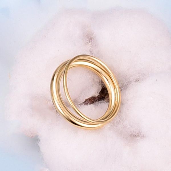 wedding rings titanium steel double layer ring gold color hollow round for women gift, Slivery;golden
wedding rings titanium steel double layer ring gold color hollow round for women gift, Slivery;golden