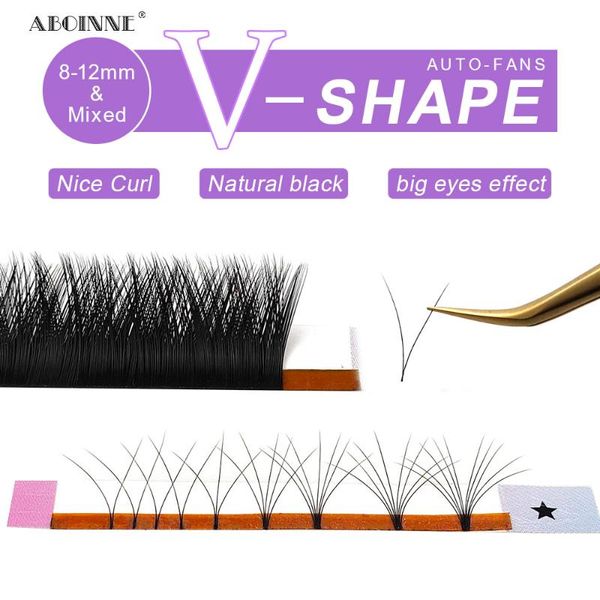 false eyelashes abonnie v shape premade 2d fans fast fanning eyelash extension premium volume individual cilios y lashes tray
false eyelashes abonnie v shape premade 2d fans fast fanning eyelash extension premium volume individual cilios y lashes tray