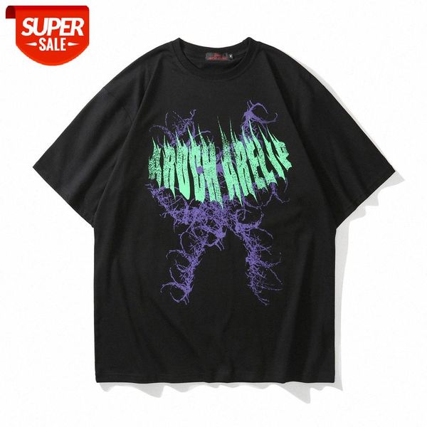 dark wind letter printed short-sleeved t-shirt men's european and american half-sleeved street loose round neck five-point sleeves #3e2, White;black
dark wind letter printed short-sleeved t-shirt men's european and american half-sleeved street loose round neck five-point sleeves #3e2, White;black