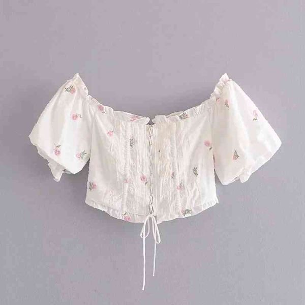 stylish off shoulder embroidery floral drawstring tie blouses women fashion backless slash neck shirts female chic 210520, White
stylish off shoulder embroidery floral drawstring tie blouses women fashion backless slash neck shirts female chic 210520, White