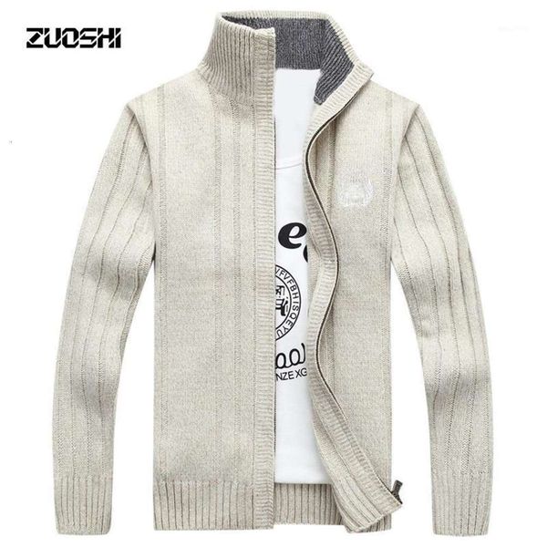 men's sweaters autumn winter solid color knitting long-sleeved jacket men cardigan warm high collar sweater coat sy2031 ma1k, White;black
men's sweaters autumn winter solid color knitting long-sleeved jacket men cardigan warm high collar sweater coat sy2031 ma1k, White;black