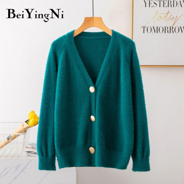 autumn winter female cardigan solid casual korean buttons sweaters women knitwear jumper ladies warm outwear chic 210427, White
autumn winter female cardigan solid casual korean buttons sweaters women knitwear jumper ladies warm outwear chic 210427, White