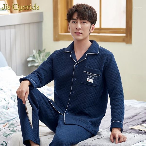 men's sleepwear winter pajamas men 100% cotton fabric light polyester padded diamond pattern royal blue plus size pijama man set home w, Black;brown
men's sleepwear winter pajamas men 100% cotton fabric light polyester padded diamond pattern royal blue plus size pijama man set home w, Black;brown