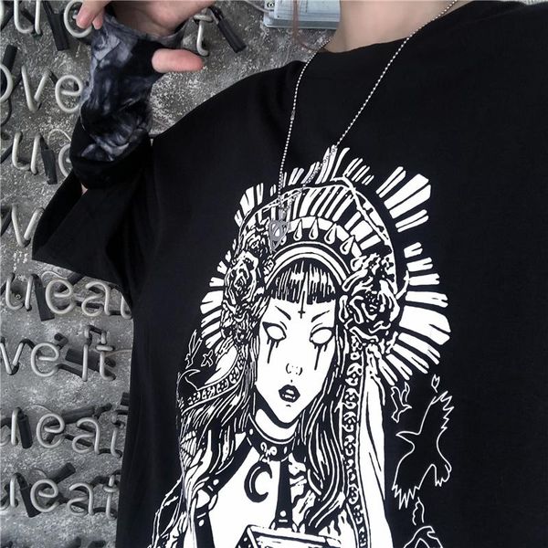 women's t-shirt gothic summer casual streetwear t shirt for women ladies tshirt harajuku ulzzang tee korean clothes goth graphic top, White
women's t-shirt gothic summer casual streetwear t shirt for women ladies tshirt harajuku ulzzang tee korean clothes goth graphic top, White