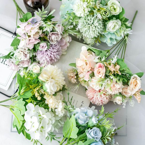decorative flowers & wreaths 30cm rose silk artificial bouquet 1 bunch 7 branch fake for home party wedding festival decoration 4 color
decorative flowers & wreaths 30cm rose silk artificial bouquet 1 bunch 7 branch fake for home party wedding festival decoration 4 color