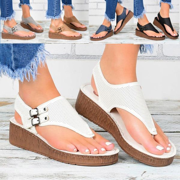 dress shoes womens sandals women summer casual flip flops heels hollow out sandalies platform wedges plus size 43, Black
dress shoes womens sandals women summer casual flip flops heels hollow out sandalies platform wedges plus size 43, Black