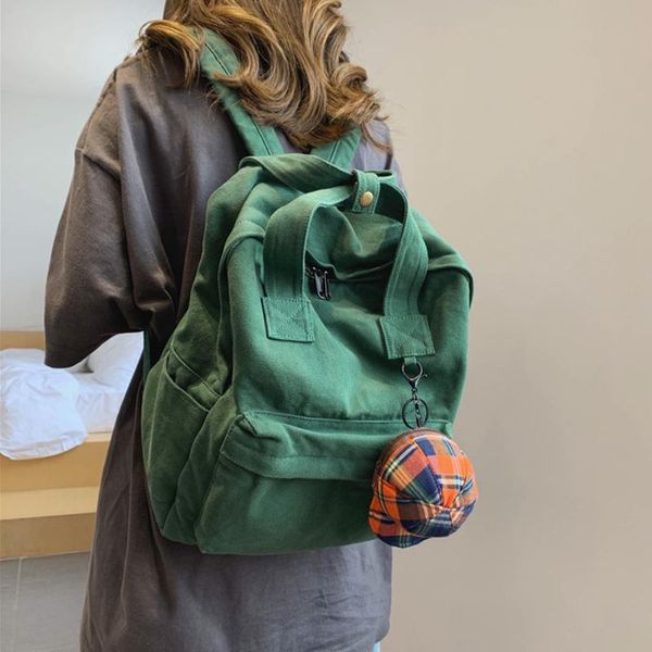 backpack style vintage casual women's 2021 fashion large capacity denim solid color backpacks student zipper school bag travel
backpack style vintage casual women's 2021 fashion large capacity denim solid color backpacks student zipper school bag travel