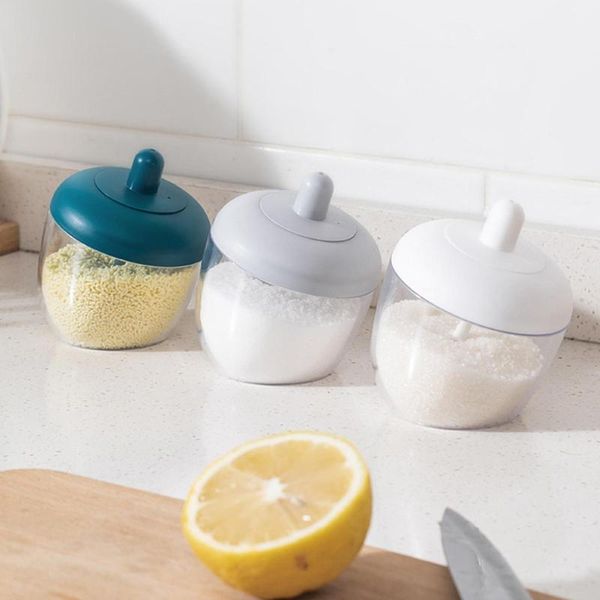 household seasoning bottle salt storage box spice jar with spoon kitchen supply jars pepper bottles &
household seasoning bottle salt storage box spice jar with spoon kitchen supply jars pepper bottles &