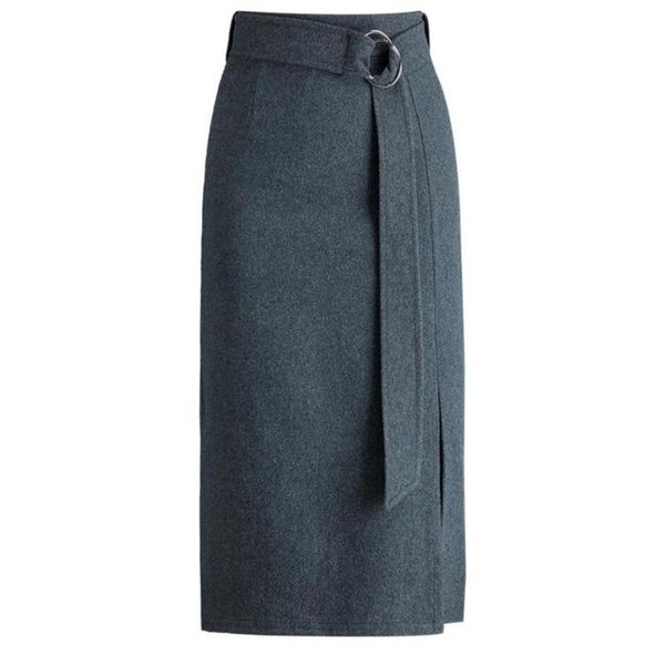 autumn winter woolen skirt with detachable belt women high waist elegant warm pencil skirts plus size 3xl r1677, Black
autumn winter woolen skirt with detachable belt women high waist elegant warm pencil skirts plus size 3xl r1677, Black