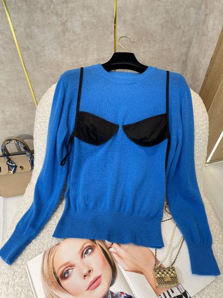 women's sweaters sa09839 fashion 2021 runway luxury european design party style clothing, White;black
women's sweaters sa09839 fashion 2021 runway luxury european design party style clothing, White;black