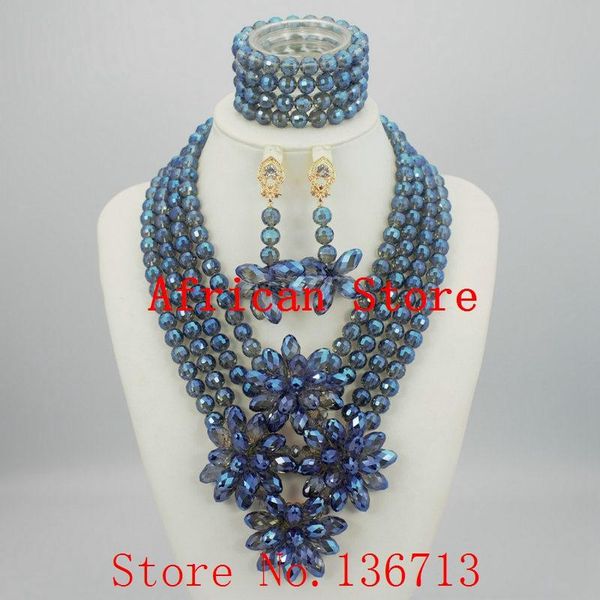 earrings & necklace 2021 purple nigerian african wedding beads jewelry set plastic pearl custome 909-5, Silver
earrings & necklace 2021 purple nigerian african wedding beads jewelry set plastic pearl custome 909-5, Silver