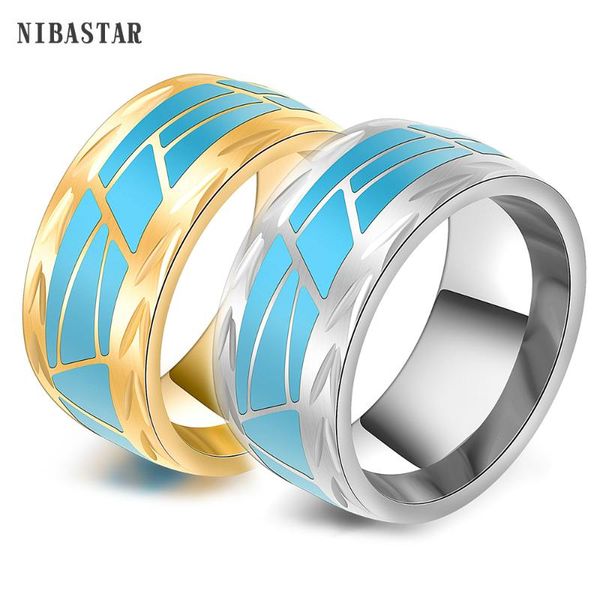 cluster rings men anillos jewelry stainless steel wedding ring fashion minimalist design plated gold blue enamel mens, Golden;silver
cluster rings men anillos jewelry stainless steel wedding ring fashion minimalist design plated gold blue enamel mens, Golden;silver