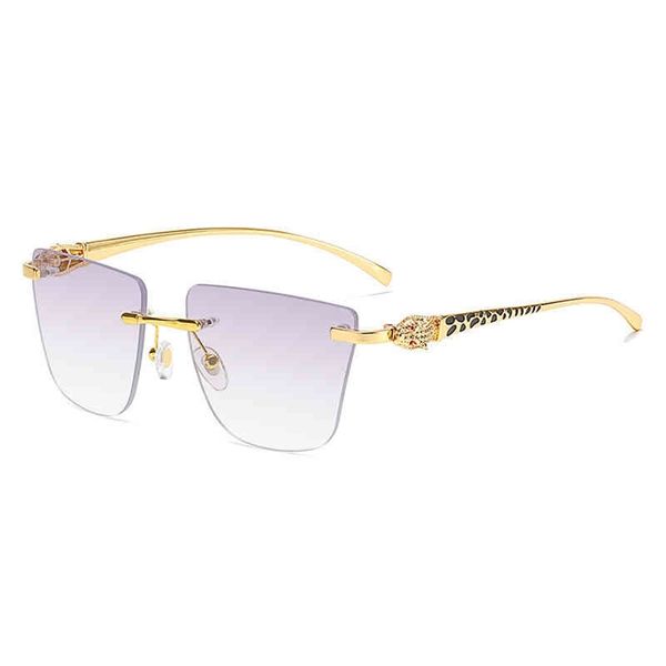 75% off online shop new kajia metal leopard head men's frameless cut edge net red same sunglasses women's glasses, White;black
75% off online shop new kajia metal leopard head men's frameless cut edge net red same sunglasses women's glasses, White;black