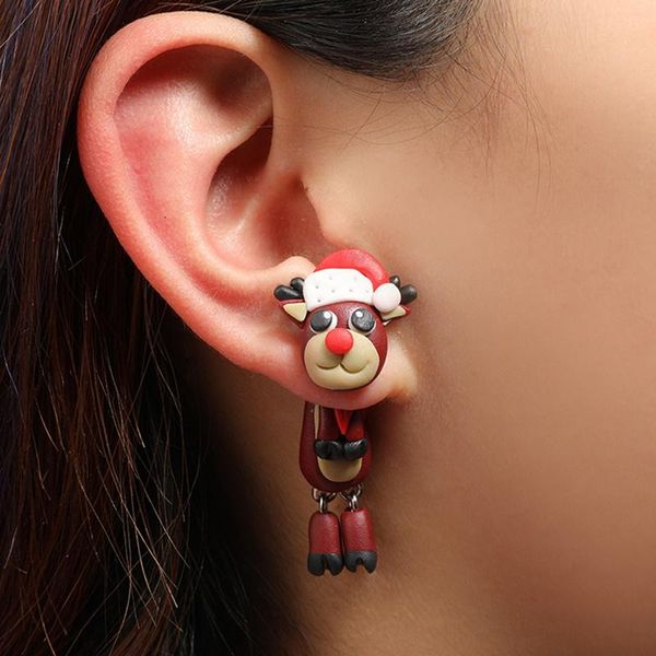 snowman pendant earrings cute deer merry christmas soft pottery polymer clay women jewelry gifts ceramics stud, Golden;silver
snowman pendant earrings cute deer merry christmas soft pottery polymer clay women jewelry gifts ceramics stud, Golden;silver