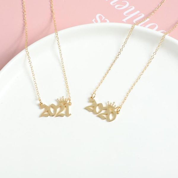 pendant necklaces stainless steel year number necklace for women birthday crown 1980 -2021 choker chain jewelry gifts, Silver
pendant necklaces stainless steel year number necklace for women birthday crown 1980 -2021 choker chain jewelry gifts, Silver