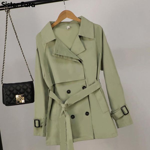 women's jackets sister fara autumn lace up windbreaker jacket turn-down collar high waist short loose casual coat spring, Black;brown
women's jackets sister fara autumn lace up windbreaker jacket turn-down collar high waist short loose casual coat spring, Black;brown