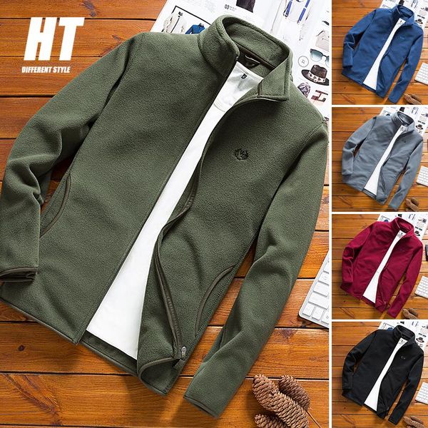 men's jackets army fleece tactical softshell jacket men skin soft windbreaker male warm sweatshirt sporting tourism brand pilot coats, Black;brown
men's jackets army fleece tactical softshell jacket men skin soft windbreaker male warm sweatshirt sporting tourism brand pilot coats, Black;brown