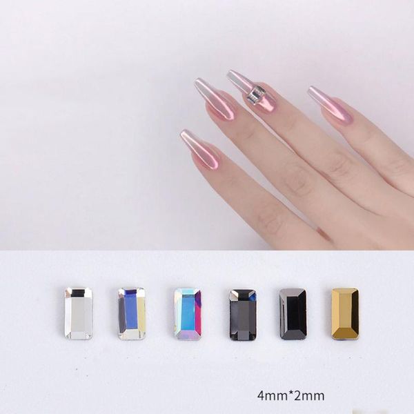 nail art decorations 30 pcs/set flat bottom 3d rhinestones drill rectangle shaped long strip flash decorative accessories, Silver;gold
nail art decorations 30 pcs/set flat bottom 3d rhinestones drill rectangle shaped long strip flash decorative accessories, Silver;gold