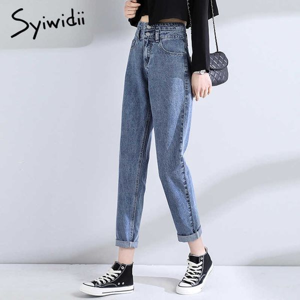high waist jeans woman plus size street style elastic denim pants cotton loose coated vintage washed boyfriend 210927, Blue
high waist jeans woman plus size street style elastic denim pants cotton loose coated vintage washed boyfriend 210927, Blue
