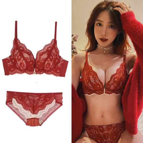 bras sets victorian women's small breasts gathered together without steel ring red lace sweet underwear bra set, Red;black
bras sets victorian women's small breasts gathered together without steel ring red lace sweet underwear bra set, Red;black