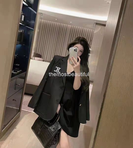 women's suits & blazers early spring ce home embroidered letter pocket is thin and versatile. thin double breasted metal suit coat for, White;black
women's suits & blazers early spring ce home embroidered letter pocket is thin and versatile. thin double breasted metal suit coat for, White;black