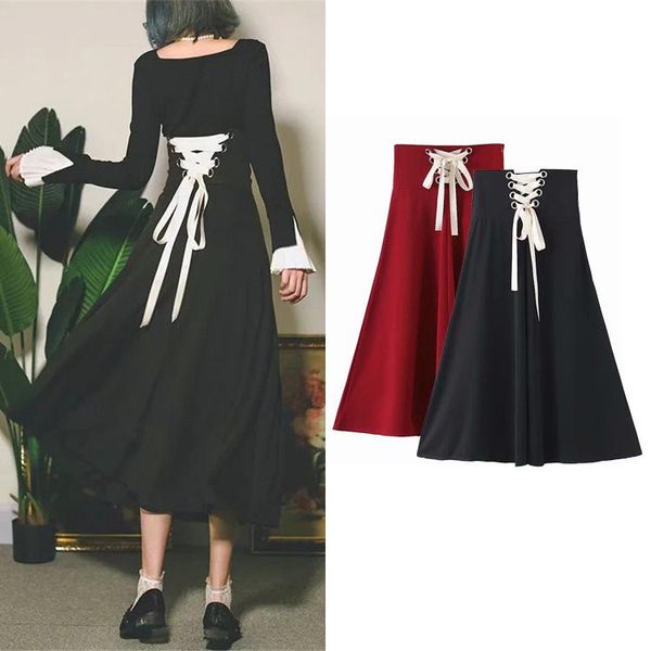 zoulv lace a-line mid-length skirt temperament commuter all-match, light mature hepburn style waist skirts, Black
zoulv lace a-line mid-length skirt temperament commuter all-match, light mature hepburn style waist skirts, Black