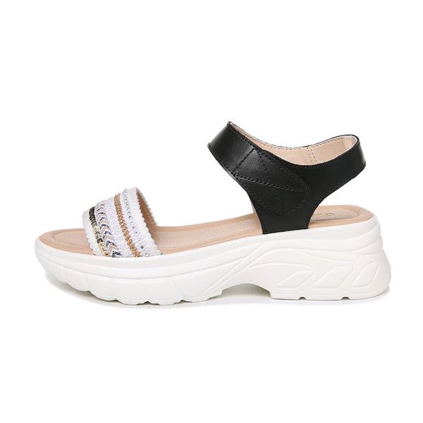 sandals open-toe platform sandals, color-blocking women's shoes, waterproof shoes, Black
sandals open-toe platform sandals, color-blocking women's shoes, waterproof shoes, Black