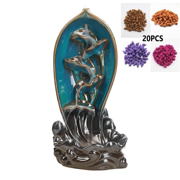 creative reflux incense holder ceramic backflow waterfall smoke burner home decor i teahouse use stick censer fragrance lamps
creative reflux incense holder ceramic backflow waterfall smoke burner home decor i teahouse use stick censer fragrance lamps