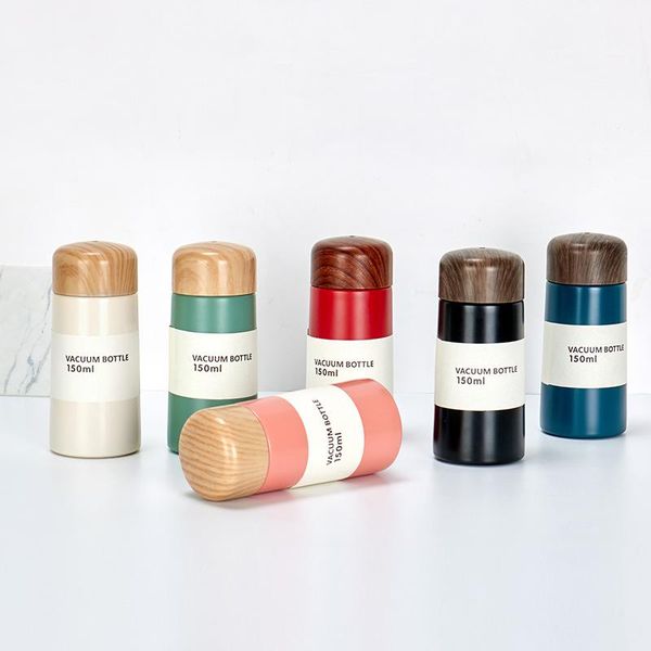 water bottles korean style of stainless steel mini pocket vacuum flask creative wood grain cover simple handy cup daily necessities
water bottles korean style of stainless steel mini pocket vacuum flask creative wood grain cover simple handy cup daily necessities