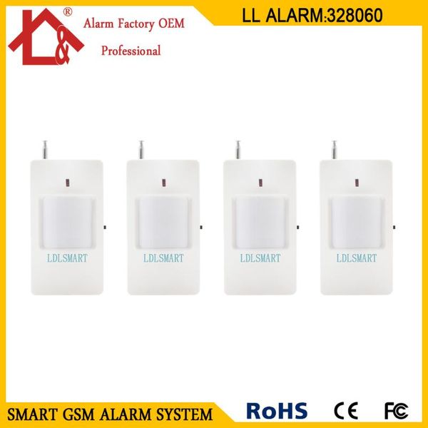 alarm systems (4pcs) 433mhz wireless pir sensor motion detector for gsm/pstn auto dial home security system
alarm systems (4pcs) 433mhz wireless pir sensor motion detector for gsm/pstn auto dial home security system