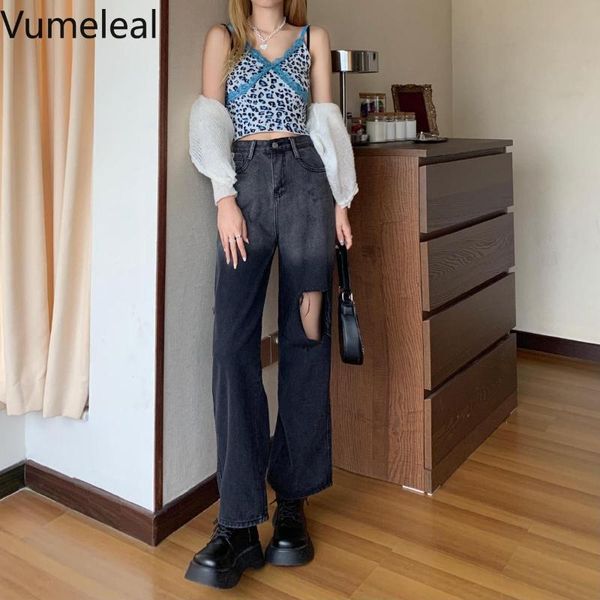 women's jeans gradual color torn women autumn and summer high waist wide leg pants straight floor trousers fashion, Blue
women's jeans gradual color torn women autumn and summer high waist wide leg pants straight floor trousers fashion, Blue