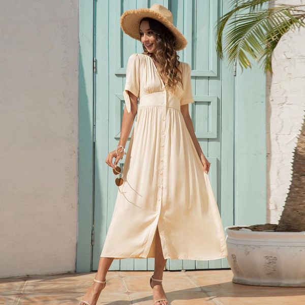 maternity dresses spring bandage dress women casual short sleeve button floral print for woman summer holiday style, White
maternity dresses spring bandage dress women casual short sleeve button floral print for woman summer holiday style, White