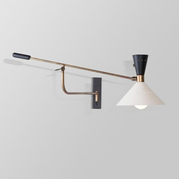 american long arm wall light bedroom sconce adjustable study reading lamp e27 gold white black metal 110-220v surface mount
american long arm wall light bedroom sconce adjustable study reading lamp e27 gold white black metal 110-220v surface mount