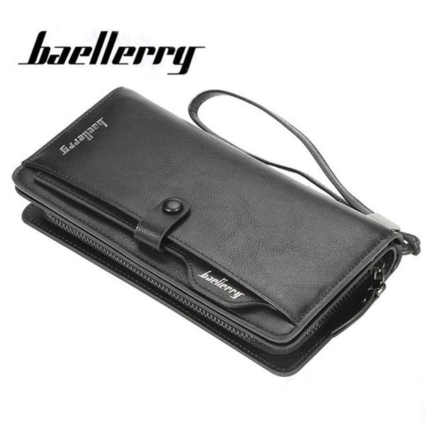 baellery retro business men's leather wallet large capacity multi function buckle zipper mobile phone bag hand wallets, Red;black
baellery retro business men's leather wallet large capacity multi function buckle zipper mobile phone bag hand wallets, Red;black