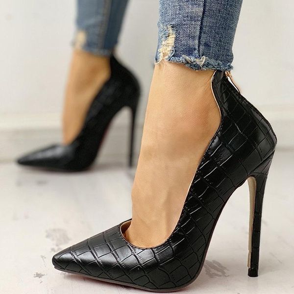 dress shoes women summer high heel 2021 fashion solid thin ladies leather business pointed toe pumps, Black
dress shoes women summer high heel 2021 fashion solid thin ladies leather business pointed toe pumps, Black